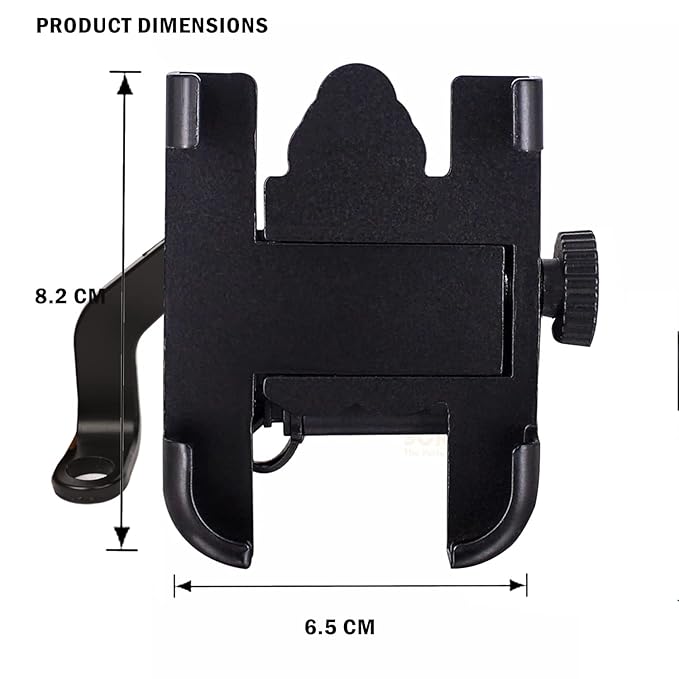Premium Bike Mobile Holder with USB Charging Port – Adjustable & Convenient